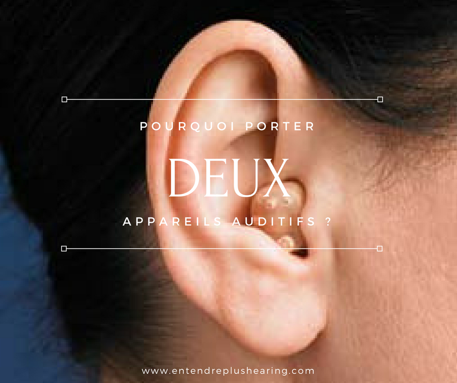 Deux appareils auditifs